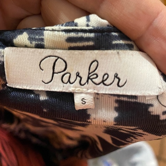 PARKER Catalina Draped Mini Dress In Gazette Size S - Picture 9 of 13